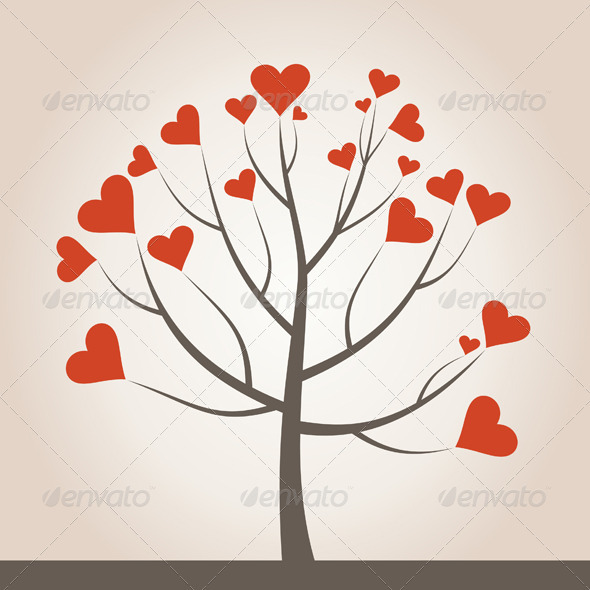 GraphicRiver Love Tree 3592541 GraphicRiver Love Tree 3592541