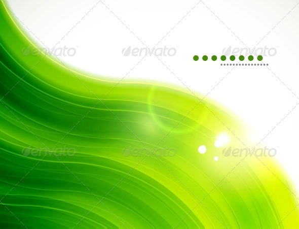 GraphicRiver Light Glittering Green Wave Background 3595115 GraphicRiver Light Glittering Green Wave Background 3595115