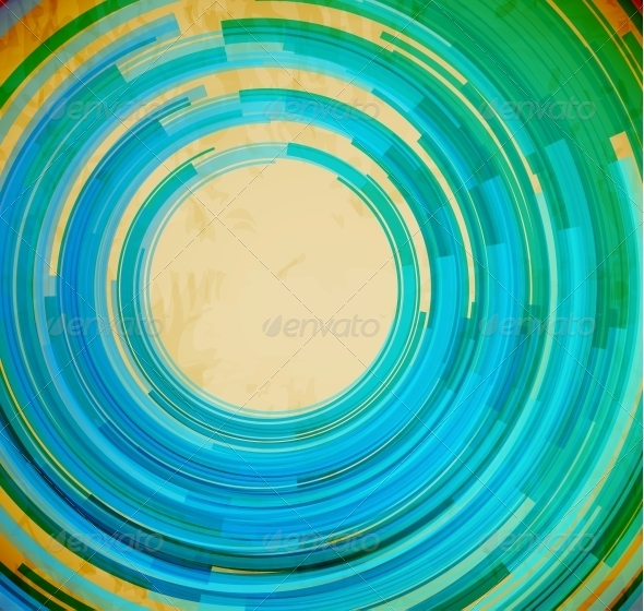 GraphicRiver Retro Blue Swirl Shape Background 3595578 GraphicRiver Retro Blue Swirl Shape Background 3595578