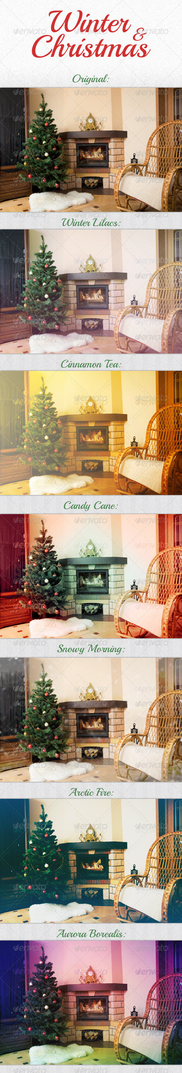 GraphicRiver Winter & Christmas Actions 3559030 GraphicRiver Winter & Christmas Actions 3559030