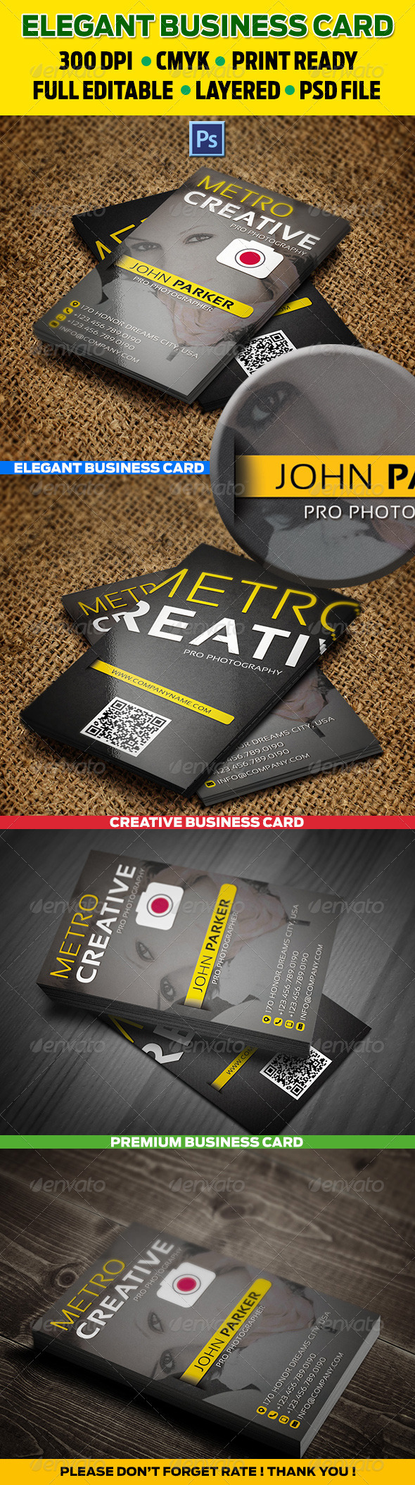 GraphicRiver Creative Pro Photographer Card 26 3603215 GraphicRiver Creative Pro Photographer Card 26 3603215
