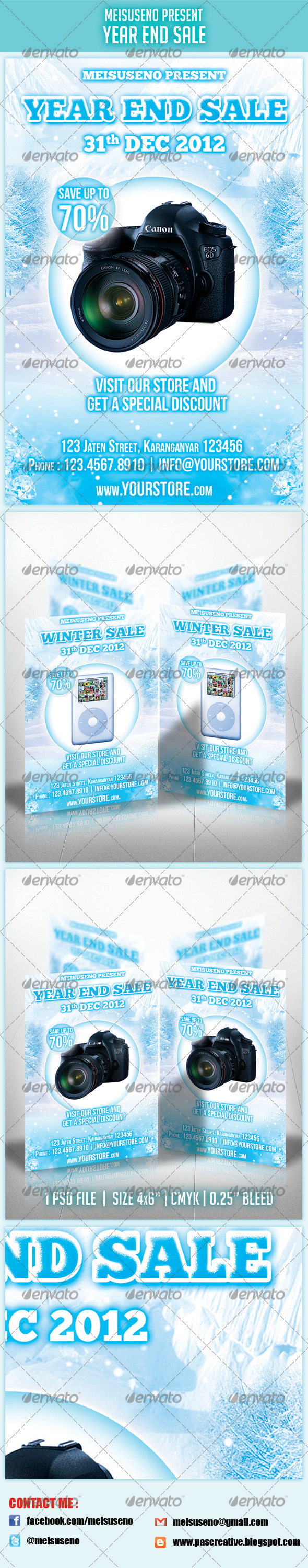 Year End Sale Flyer - Commerce Flyers