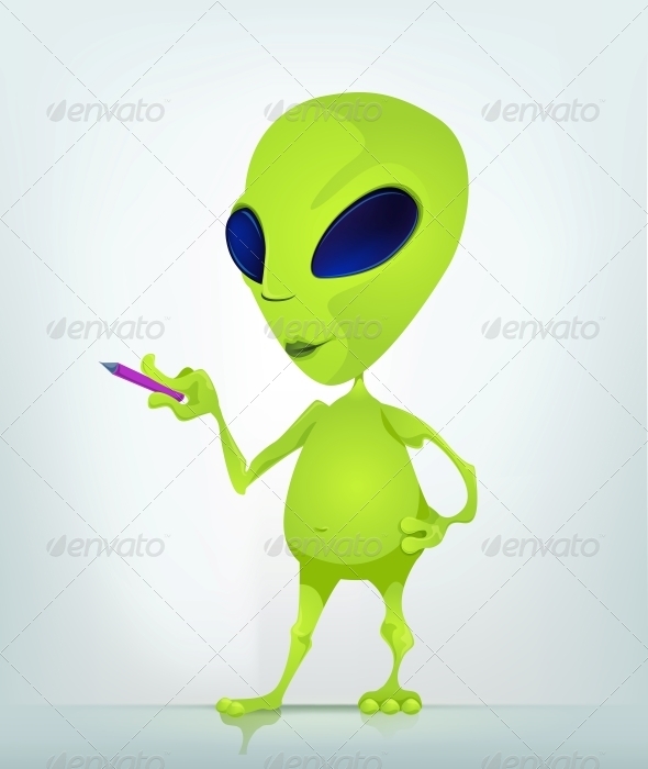 GraphicRiver Cartoon Character Alien 3622186 GraphicRiver Cartoon Character Alien 3622186