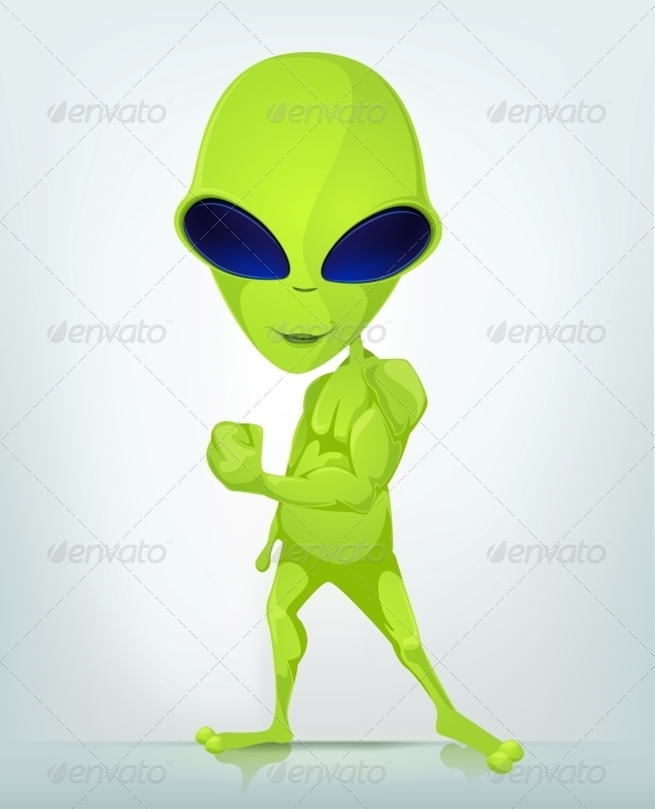 GraphicRiver Cartoon Character Alien 3622319 GraphicRiver Cartoon Character Alien 3622319