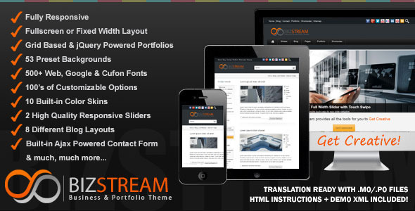ThemeForest Bizstream Creative HTML5 CSS3 WordPress Theme 2658661 ThemeForest Bizstream Creative HTML5 CSS3 WordPress Theme 2658661