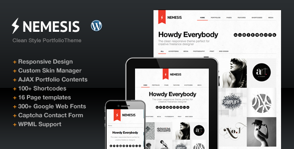 ThemeForest Nemesis Clean Design For Creative Designer 2577225 ThemeForest Nemesis Clean Design For Creative Designer 2577225