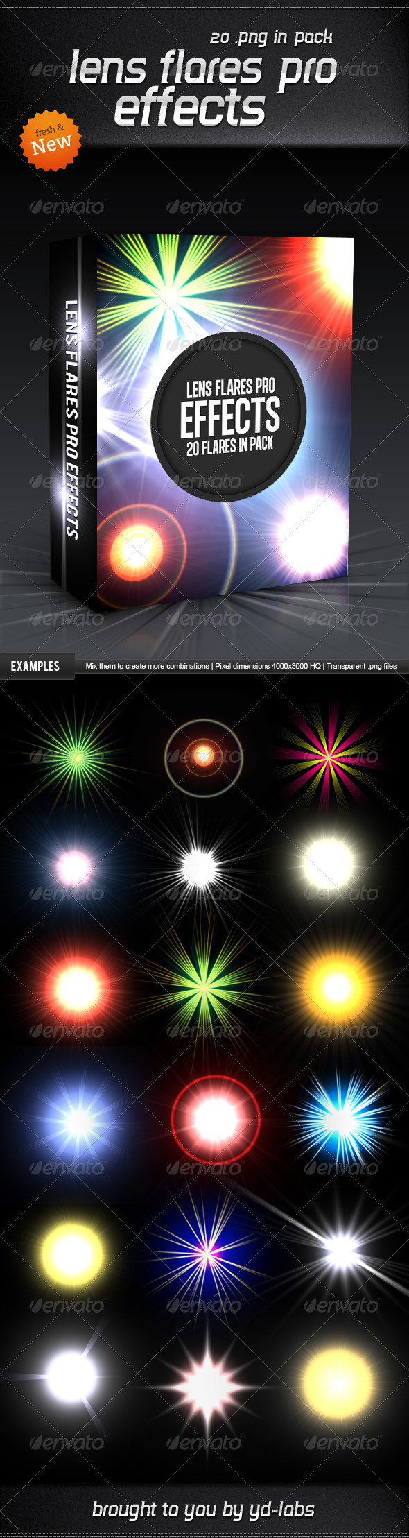 Lens Flares Pro Effects - Decorative Graphics