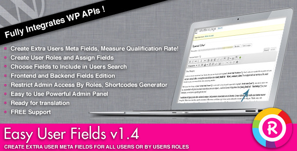 CodeCanyon Easy User Fields Collect Users Informations 1723598 CodeCanyon Easy User Fields Collect Users Informations 1723598