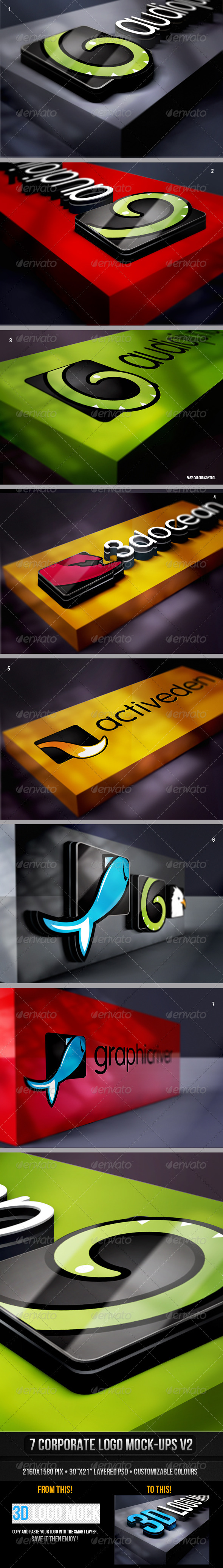 GraphicRiver Corporate Logo Mock-up v2 3631172 GraphicRiver Corporate Logo Mock-up v2 3631172