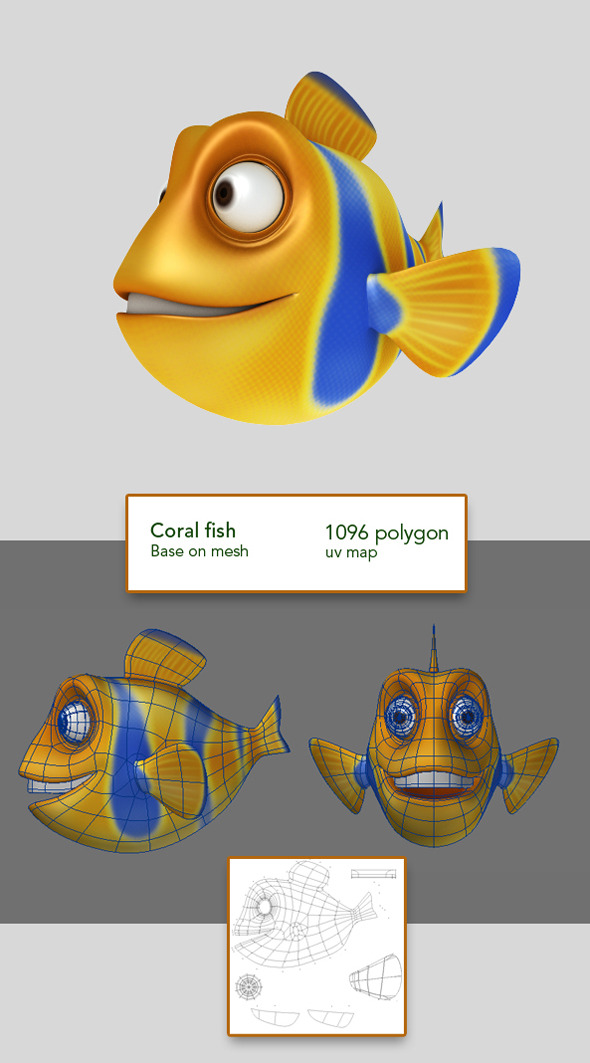 3DOcean Coral Fish 3632964 3DOcean Coral Fish 3632964