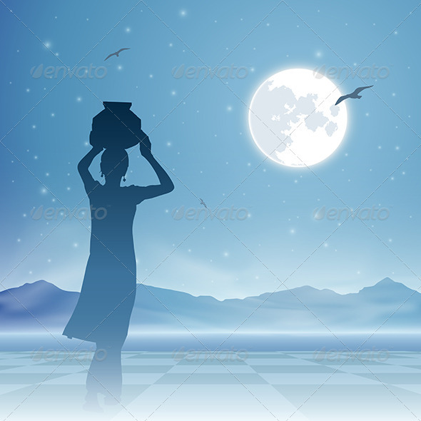GraphicRiver Indian Girl 3634871 GraphicRiver Indian Girl 3634871