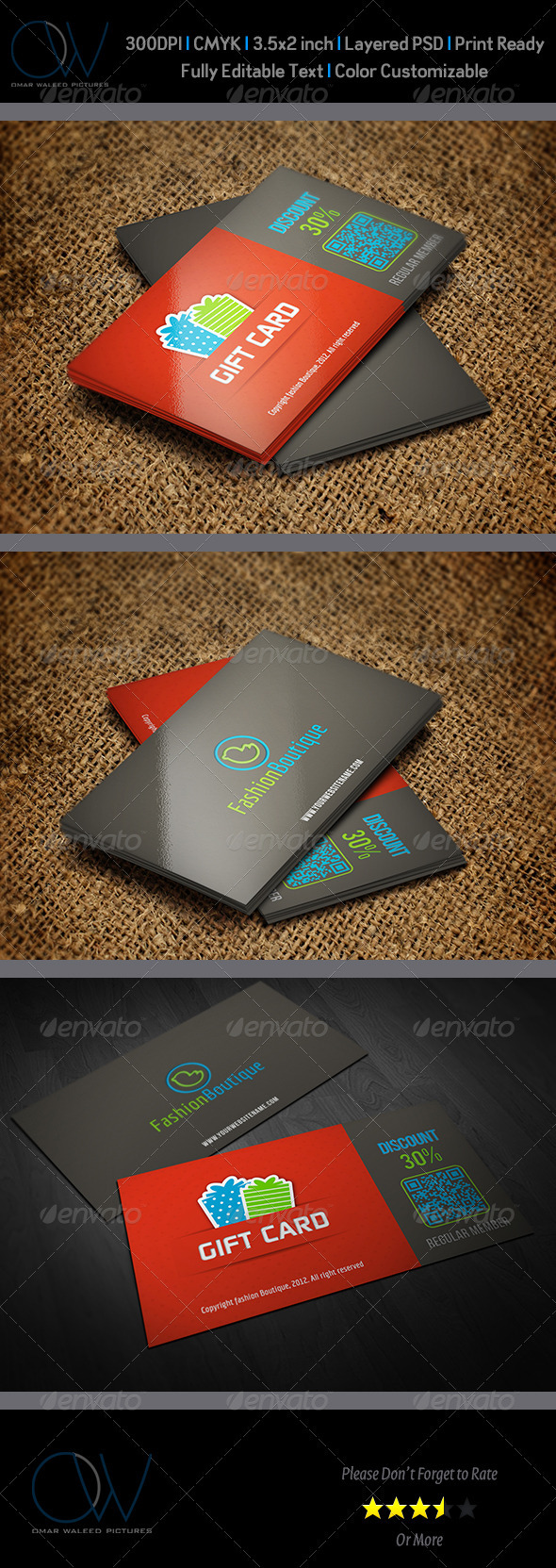 GraphicRiver Gift Voucher Card Vol.1 3635143 GraphicRiver Gift Voucher Card Vol.1 3635143