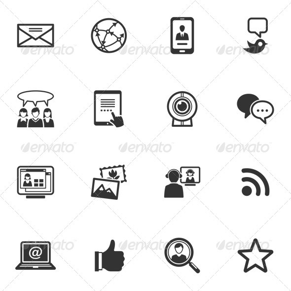 Social Media Icons - Media Icons