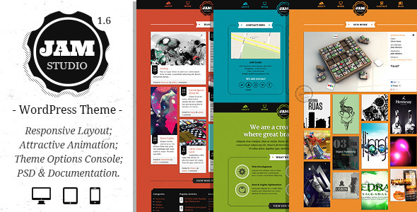 ThemeForest Jam Studio Responsive Wordpress Theme 3502027 ThemeForest Jam Studio Responsive Wordpress Theme 3502027