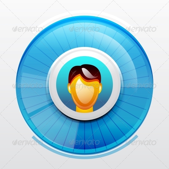GraphicRiver Blue User Pic Icon 3649082 GraphicRiver Blue User Pic Icon 3649082