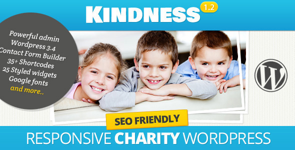 Kindness - Premium WordPress Theme - Charity Nonprofit