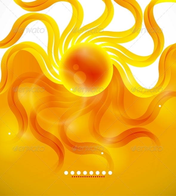 GraphicRiver Orange Sunshine Vector Background 3649171 GraphicRiver Orange Sunshine Vector Background 3649171