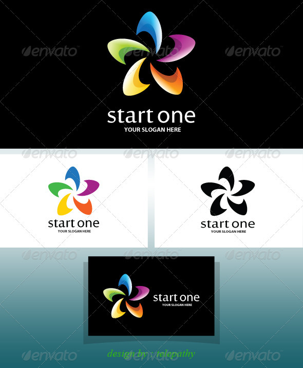 GraphicRiver StartOne cheerful logo 3621377 GraphicRiver StartOne cheerful logo 3621377