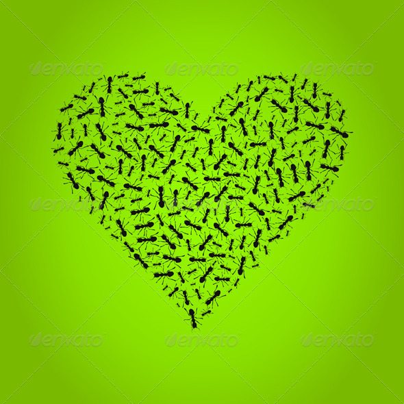 GraphicRiver Ant Heart 3652588 GraphicRiver Ant Heart 3652588
