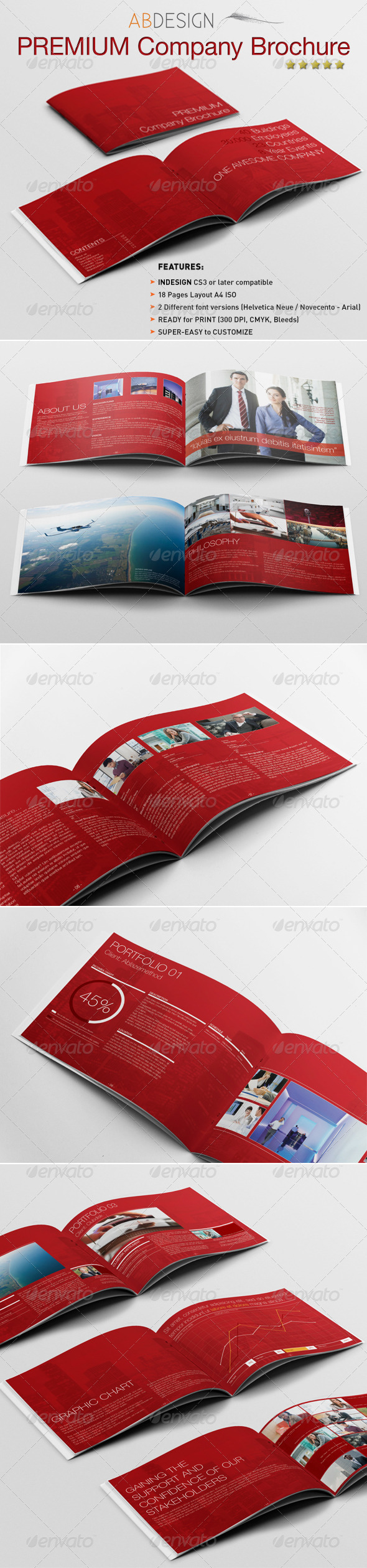 A4 Premium Corporate Brochure - Corporate Brochures