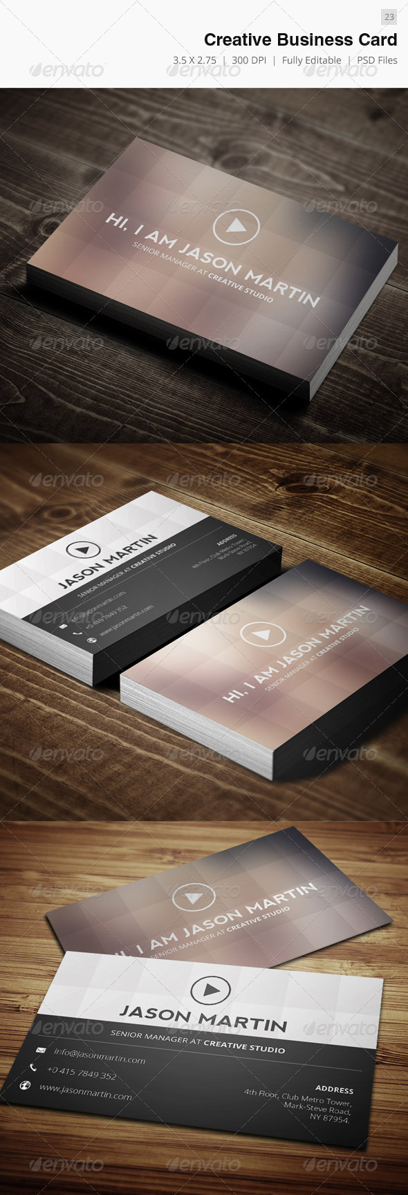 GraphicRiver Creative Business Card 23 3654438 GraphicRiver Creative Business Card 23 3654438