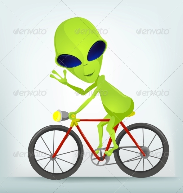 GraphicRiver Cartoon Character Alien 3655164 GraphicRiver Cartoon Character Alien 3655164