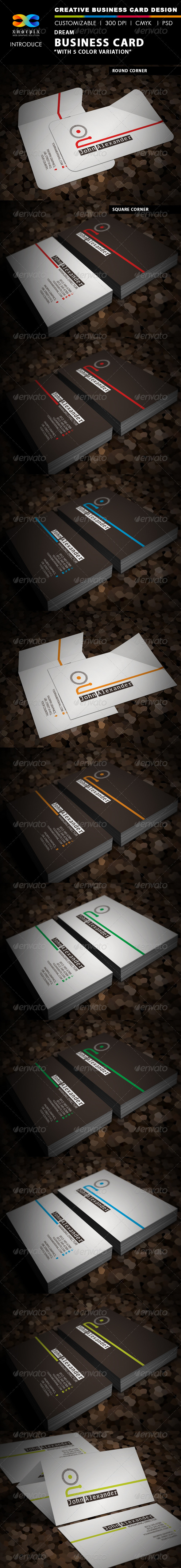 GraphicRiver Dream Business Card 3601172 GraphicRiver Dream Business Card 3601172
