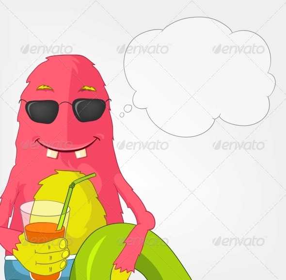 GraphicRiver Funny Monster Beach 3661168 GraphicRiver Funny Monster Beach 3661168