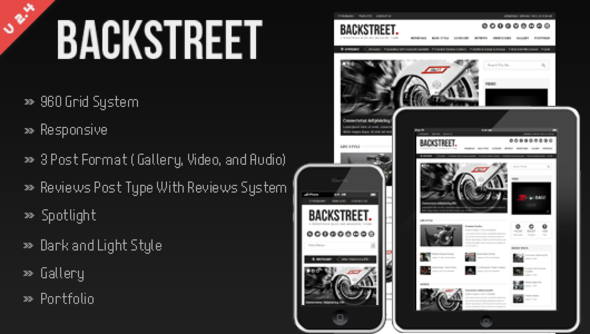 ThemeForest Backstreet Blog & Magazine Theme 1680564 ThemeForest Backstreet Blog & Magazine Theme 1680564