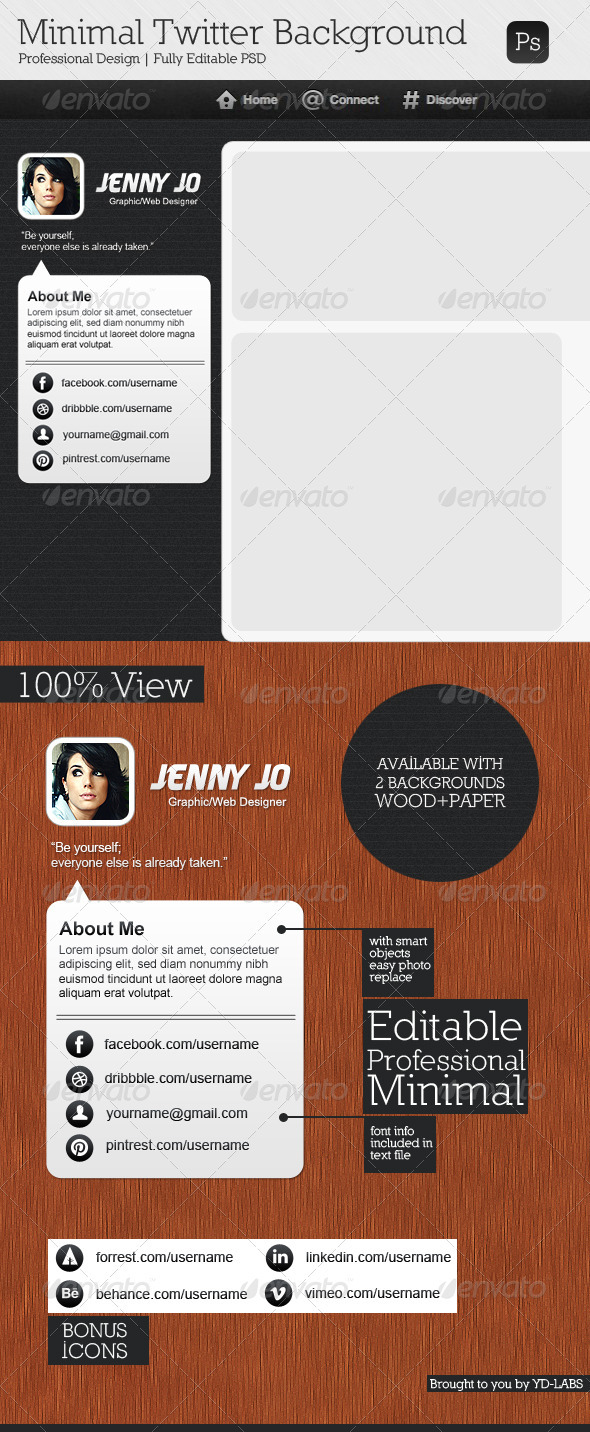 GraphicRiver Minimal Twitter Background V6 3666197 GraphicRiver Minimal Twitter Background V6 3666197