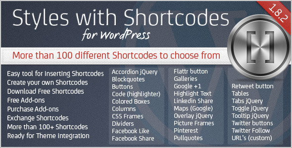 CodeCanyon Styles with Shortcodes for WordPress 142221 CodeCanyon Styles with Shortcodes for WordPress 142221