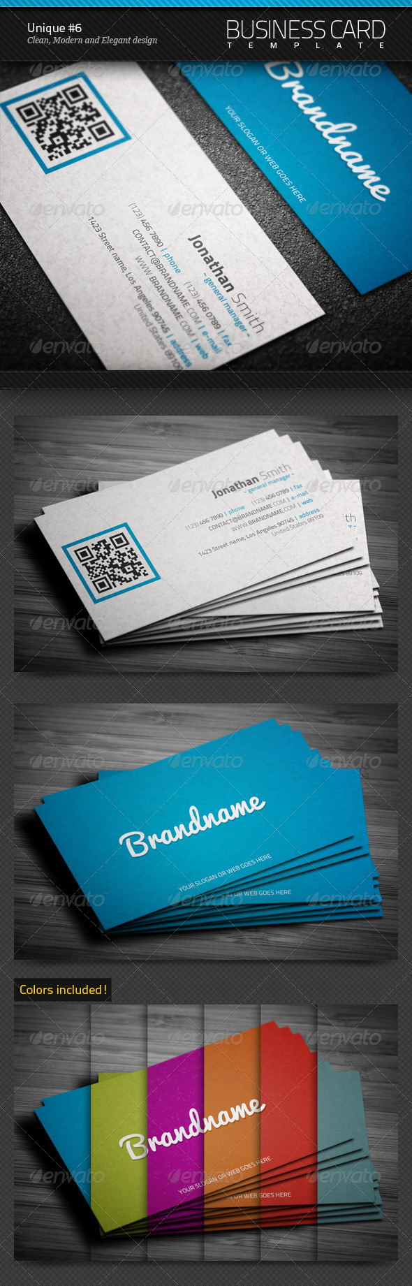 GraphicRiver Unique Business Card #6 3669850 GraphicRiver Unique Business Card #6 3669850