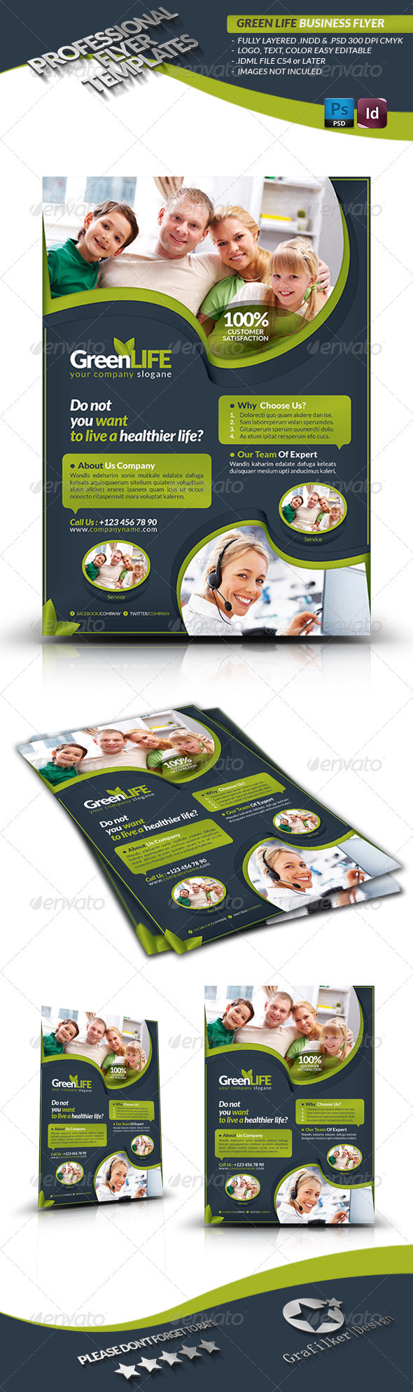 GraphicRiver Green Life Business Flyer 3628871 GraphicRiver Green Life Business Flyer 3628871