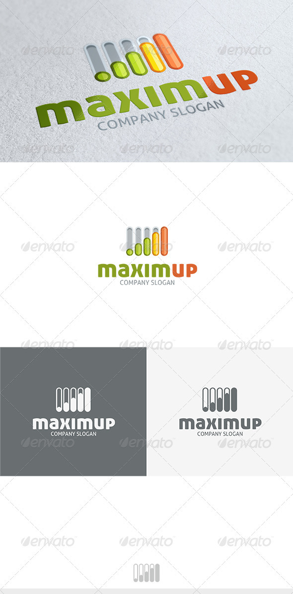 GraphicRiver Maxim Up Logo 3680122 GraphicRiver Maxim Up Logo 3680122