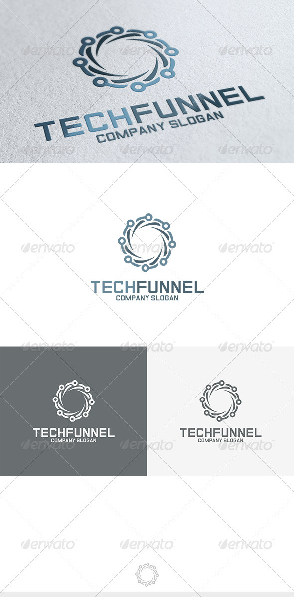 GraphicRiver Tech Funnel Logo 3680821 GraphicRiver Tech Funnel Logo 3680821