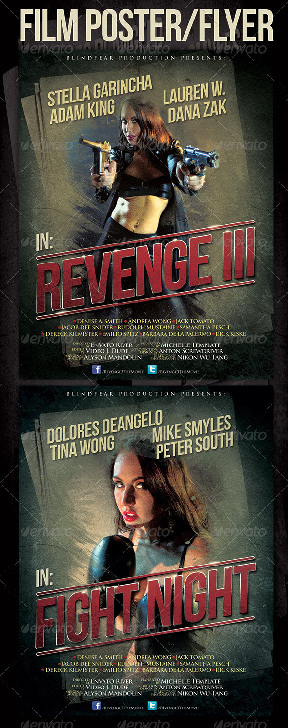 Film Poster Template - Clubs & Parties Events