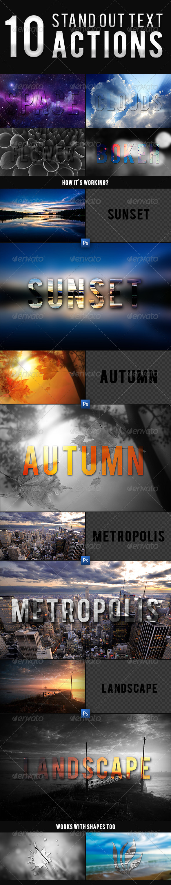 GraphicRiver StandOut Text Actions 3700487 GraphicRiver StandOut Text Actions 3700487