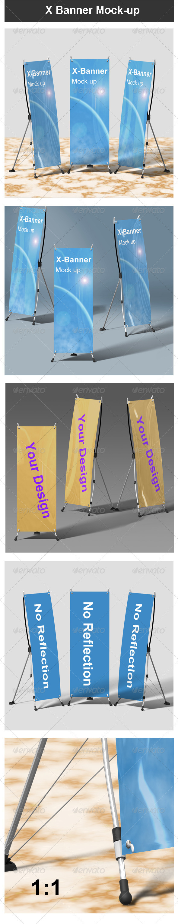 GraphicRiver X Banner Mock-up 3702511 GraphicRiver X Banner Mock-up 3702511