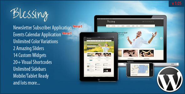 ThemeForest Blessing Premium Responsive WordPress Theme 3582013 ThemeForest Blessing Premium Responsive WordPress Theme 3582013