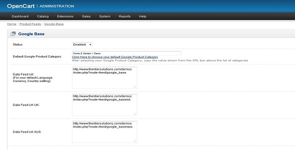 CodeCanyon Opencart Google Base Extension 3627988 CodeCanyon Opencart Google Base Extension 3627988