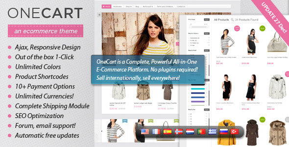 ThemeForest OneCart Ajax Responsive E-Commerce WordPress Theme 3167538 ThemeForest OneCart Ajax Responsive E-Commerce WordPress Theme 3167538