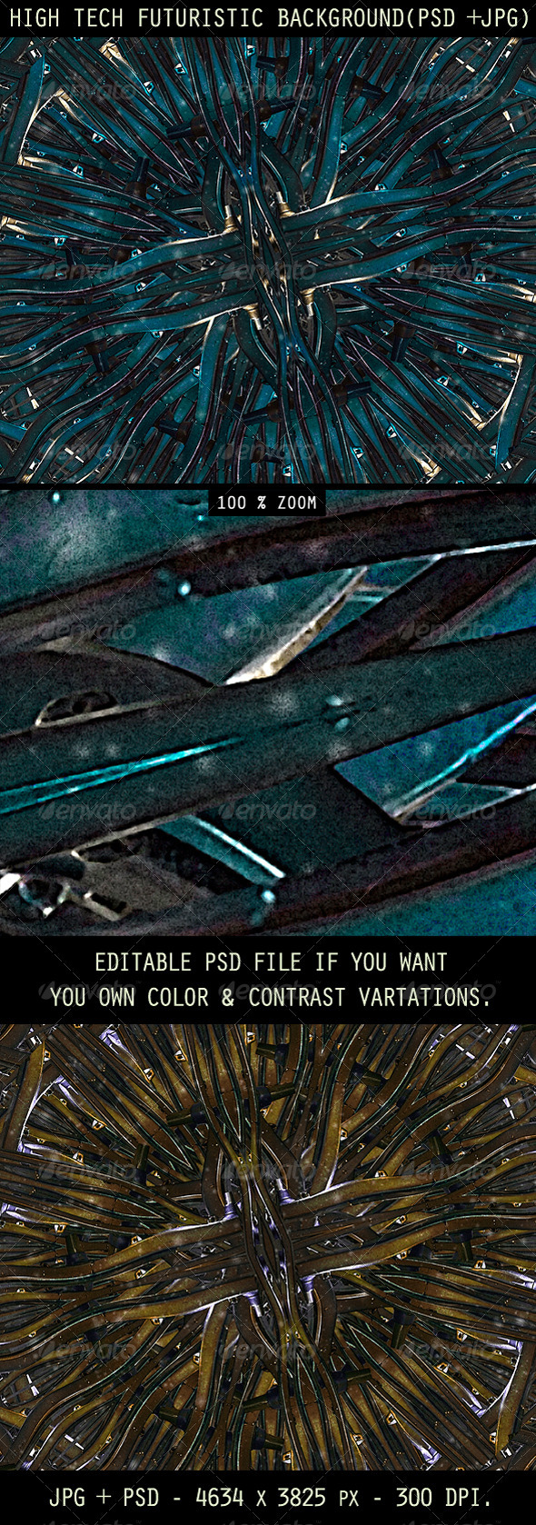 High Tech Futuristic Background - Tech / Futuristic Backgrounds