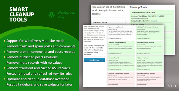 CodeCanyon Smart Cleanup Tools 3714047 CodeCanyon Smart Cleanup Tools 3714047
