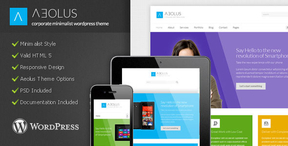 ThemeForest Aeolus Corporate Minimalist Wordpress Theme 3706622 ThemeForest Aeolus Corporate Minimalist Wordpress Theme 3706622