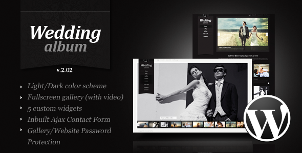 ThemeForest Wedding Album Premium Wordpress Theme 2083854 ThemeForest Wedding Album Premium Wordpress Theme 2083854