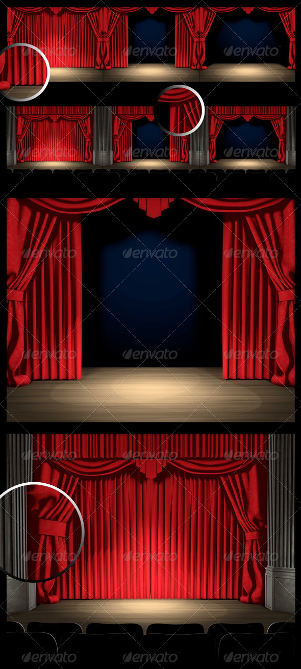 GraphicRiver Stage with Curtain 3718796 GraphicRiver Stage with Curtain 3718796