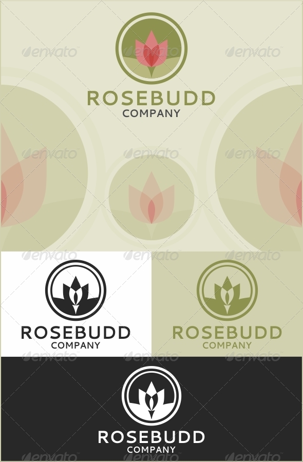 GraphicRiver Rosebudd Company Logo 3652074 GraphicRiver Rosebudd Company Logo 3652074