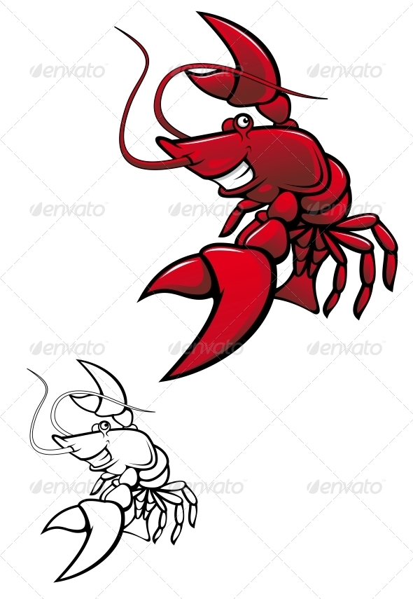 GraphicRiver Smiling Crayfish 3721321 GraphicRiver Smiling Crayfish 3721321