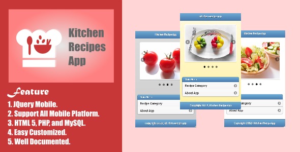 CodeCanyon Kitchen Recipe App 3721361 CodeCanyon Kitchen Recipe App 3721361