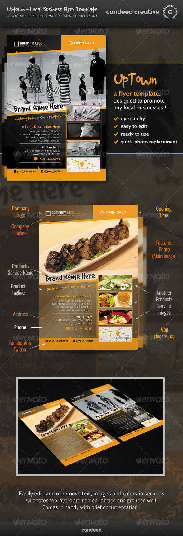 GraphicRiver Uptown Local Business Flyer Template 3722117 GraphicRiver Uptown Local Business Flyer Template 3722117